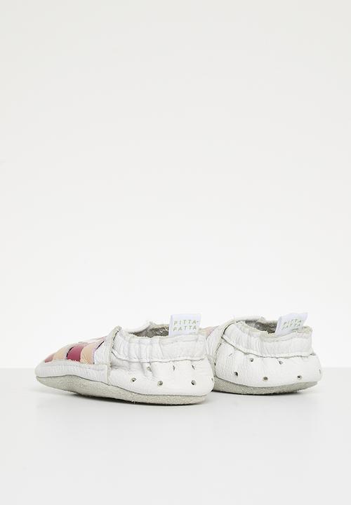 Pitta-Patta Shoes - Sandal - white & pink