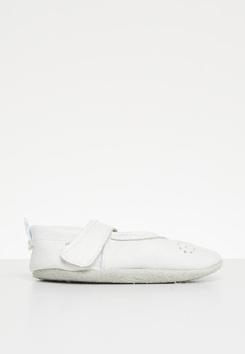 Pitta-Patta Shoes - Mary jane brogue - white