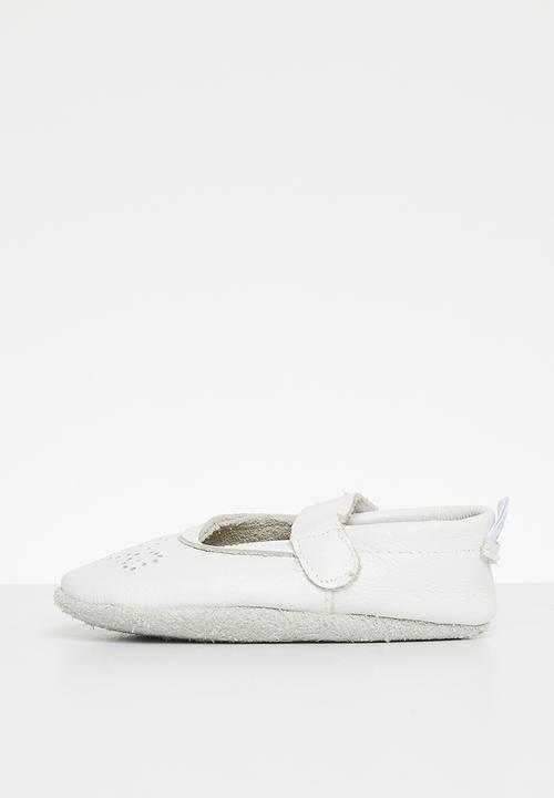 Pitta-Patta Shoes - Mary jane brogue - white