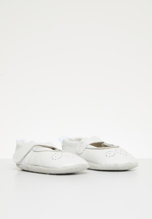 Pitta-Patta Shoes - Mary jane brogue - white