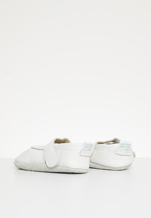 Pitta-Patta Shoes - Mary jane brogue - white