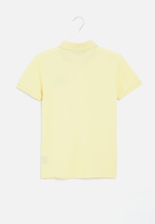 Aca Joe - Wreath embroidey tee - yellow