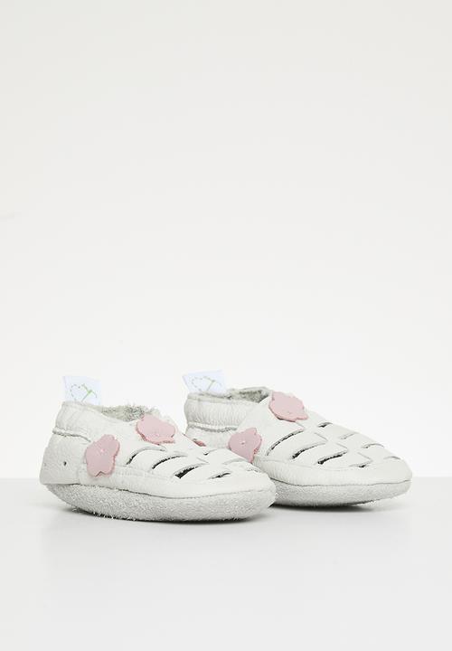 Pitta-Patta Shoes - Sandal flowers - ivory