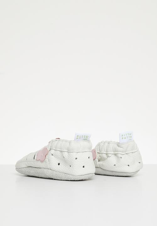 Pitta-Patta Shoes - Sandal flowers - ivory