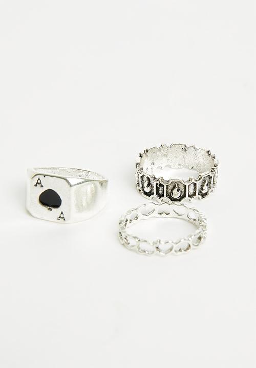 Superbalist - Ryan ring pack - silver