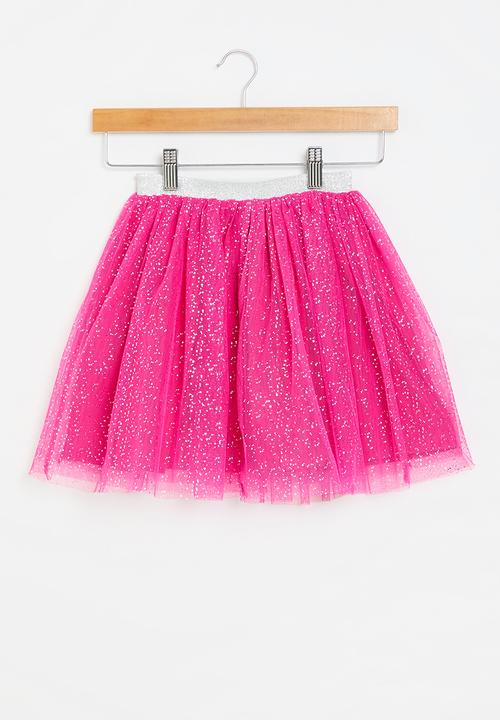 Character Group - Barbie mesh skirt - cerise