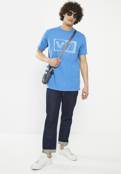 RVCA - Balance box short sleeve - mid blue 