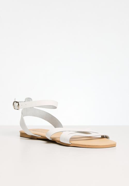 Superbalist - Lola anklestrap sandal - white