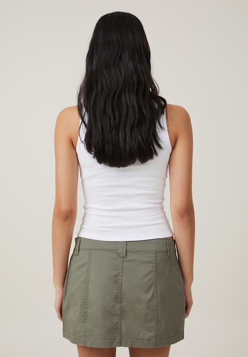 Cotton On - Hayden utility mini skirt - khaki