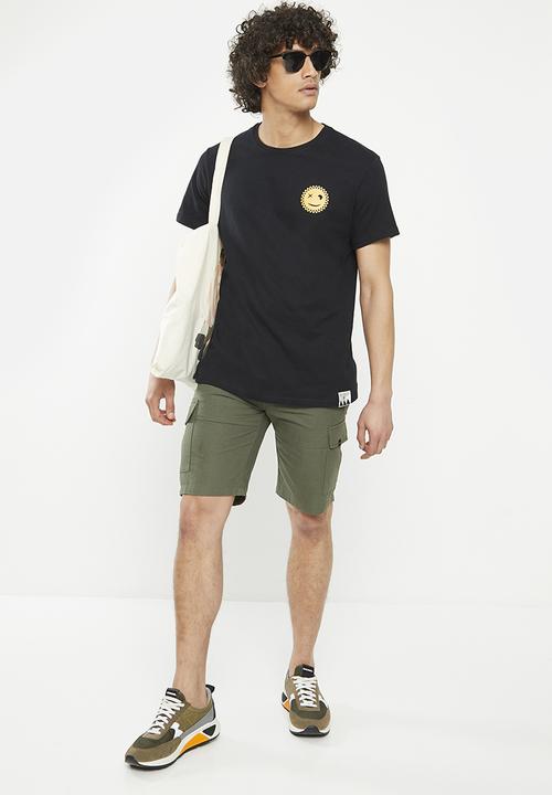 Holmes Bro's - Afreak chest tee - black