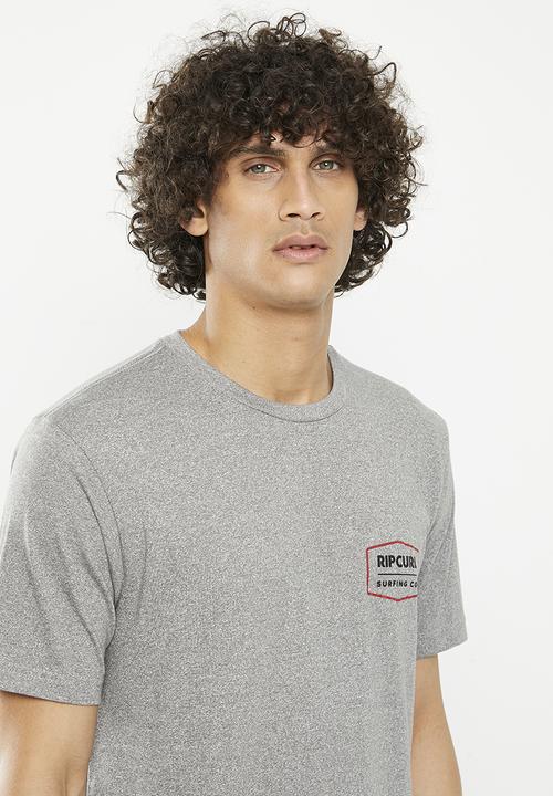 Rip Curl - Trademark tee - grey melange