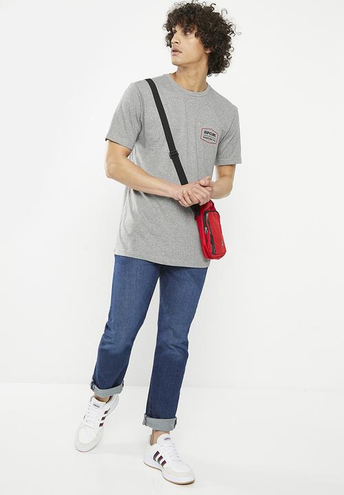 Rip Curl - Trademark tee - grey melange