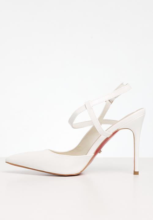 Miss Black - Lola 6 court heel - white