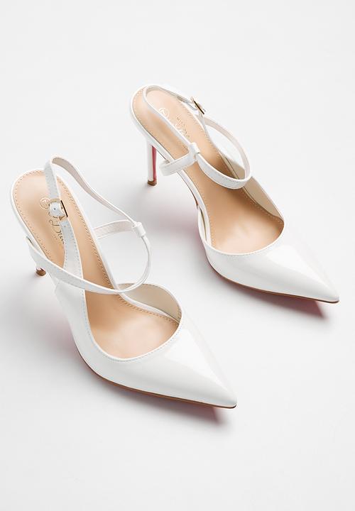 Miss Black - Lola 6 court heel - white