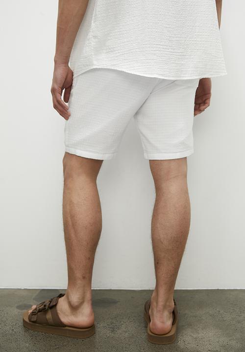 STYLE REPUBLIC - Sphe Fashion cheesecloth walk short - white