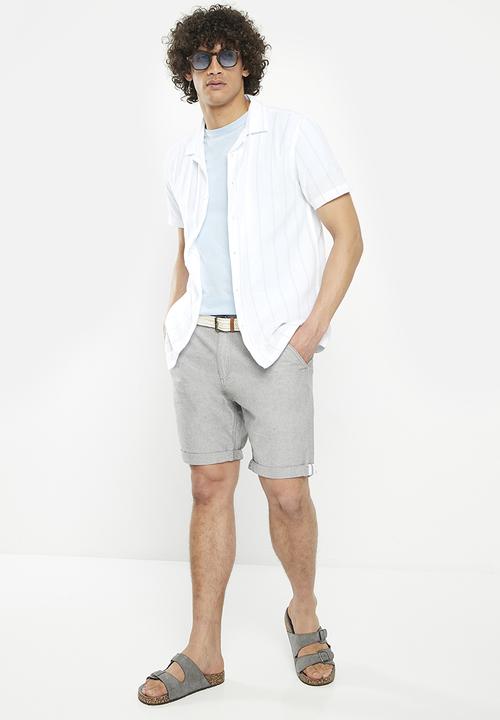 Brave Soul - Msh-48gogh - optic white/pale blue