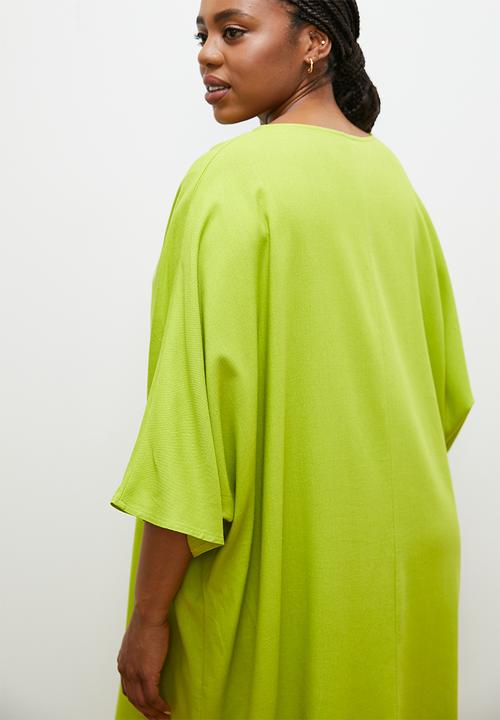 edit - Maxi kaftan dress - lime1