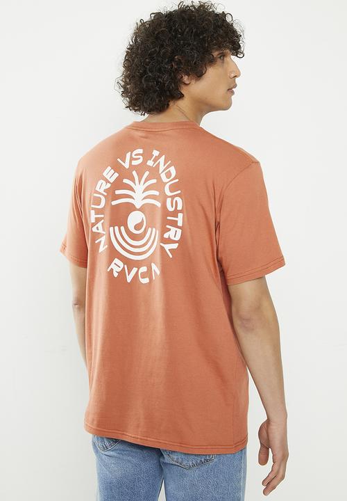 RVCA - Yucca short sleeve tee - burnt orange