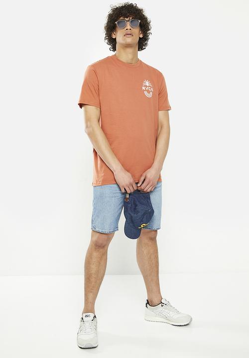 RVCA - Yucca short sleeve tee - burnt orange
