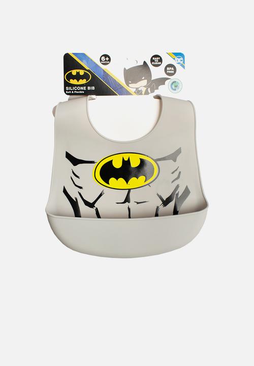 Character Group - Batman silicone bibs  - grey