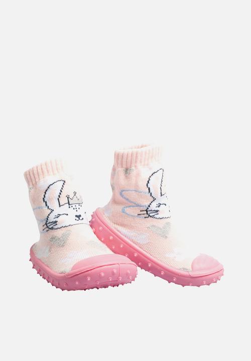 Character Group - Bunny fairy rubber booties - pink