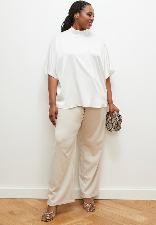 edit - Basic satin shell - ivory