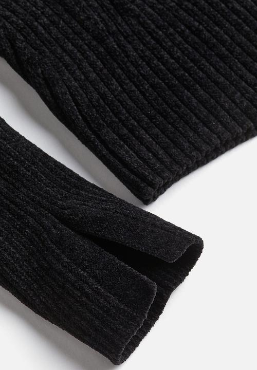 H&M - H&M Studio: Chenille chelsea-collar jumper - charcoal grey