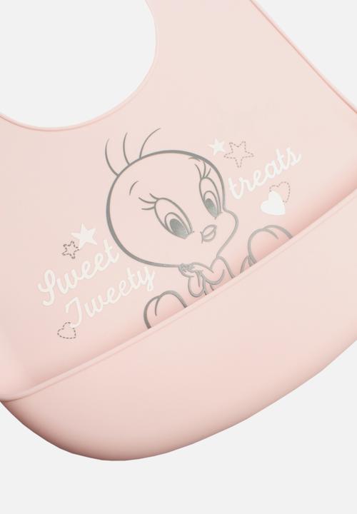 Character Group - Tweety silicone bibs - pink