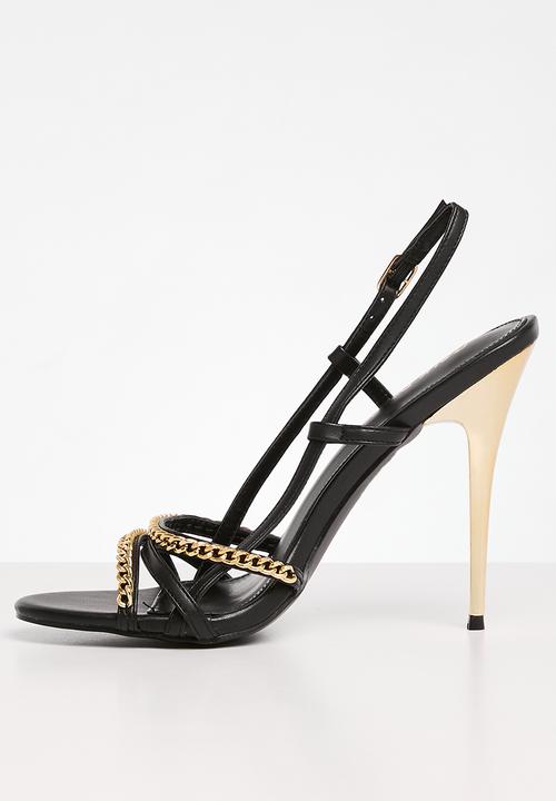 Public Desire - Cleopatra stiletto heel - black