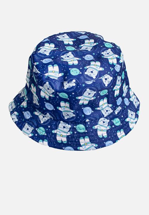 Character Group - Space bear bucket hat - blue