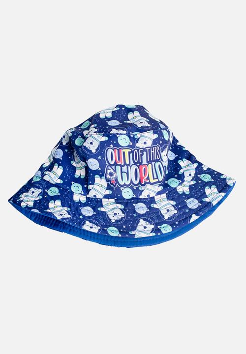 Character Group - Space bear bucket hat - blue