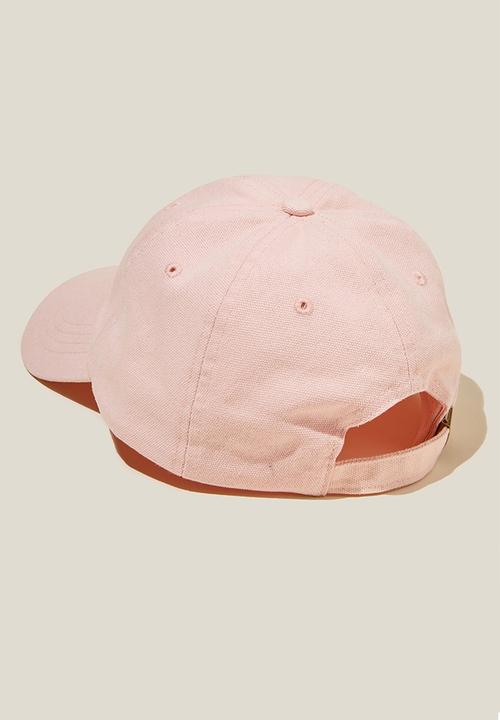 Rubi - Classic dad cap - single flower motif/pink