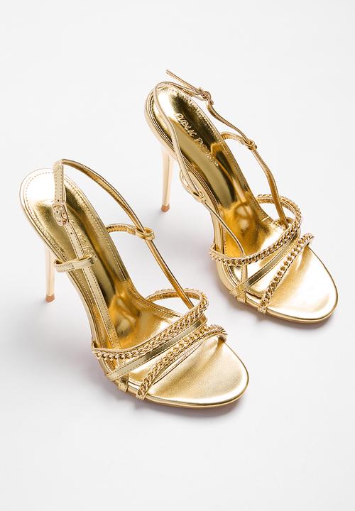Public Desire - Cleopatra stiletto heel - gold