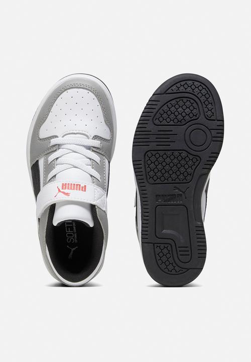 PUMA - Rebound layup lo sl v ps - puma white/puma black/concrete grey
