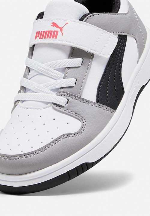 PUMA - Rebound layup lo sl v ps - puma white/puma black/concrete grey
