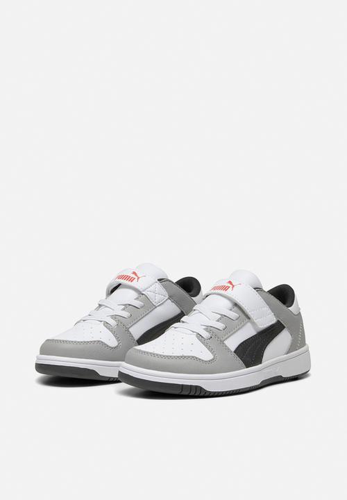 PUMA - Rebound layup lo sl v ps - puma white/puma black/concrete grey