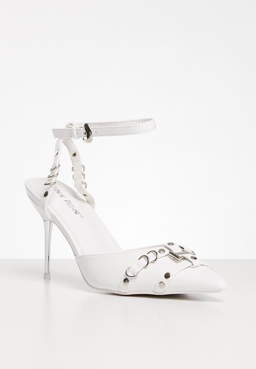 Public Desire - Prowl court heel - white