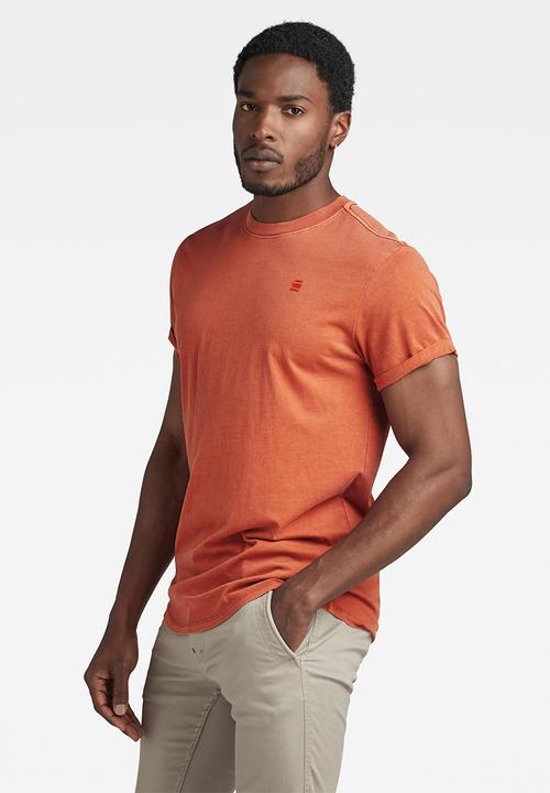 G-STAR - Lash r t short sleeve compact jersey o rfd - coral