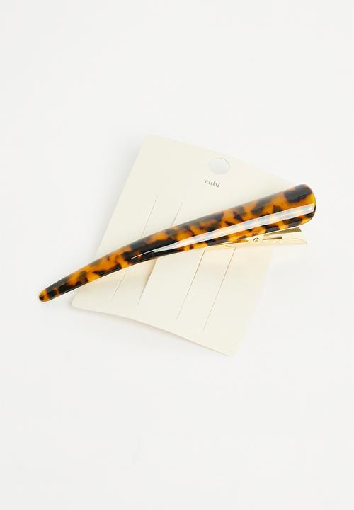 Rubi - Ally hair claw clip - tort