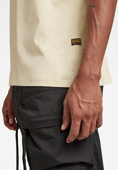 G-STAR - Base-s r t short sleeve compact jersey o - light-yellow