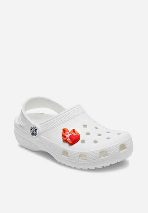 Crocs - Heart on fire loose - red