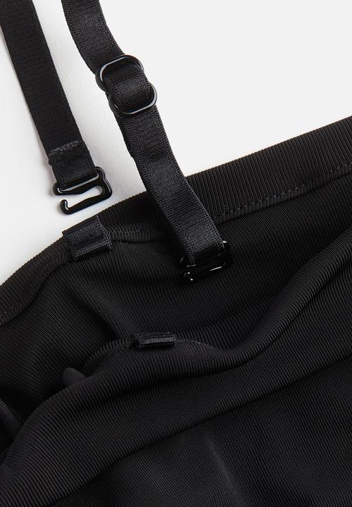H&M - H&M Studio: Jersey off-the-shoulder dress - midnight black