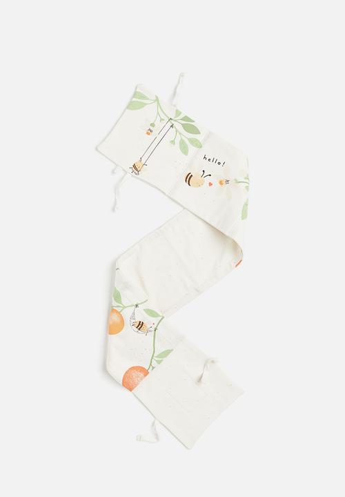 H&M - Fold-out soft book - natural white / fruits  