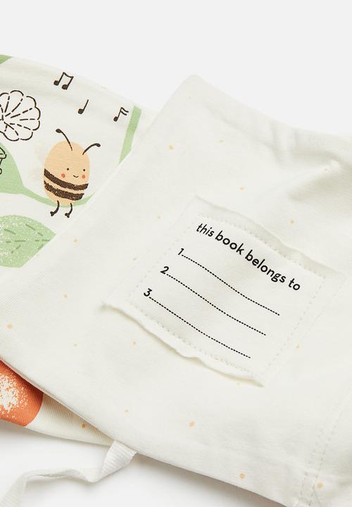 H&M - Fold-out soft book - natural white / fruits  