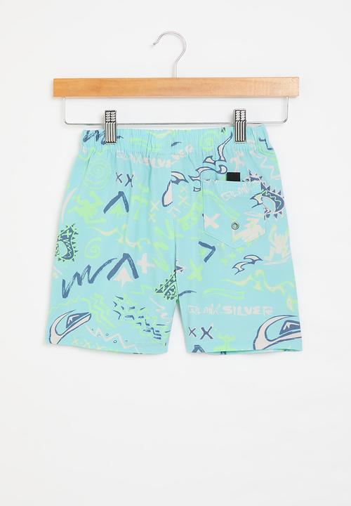 Quiksilver - Next gen volley 12 pre-boy - pastel turquoise