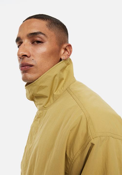 H&M - Relaxed fit water-repellent popover jacket - yellow