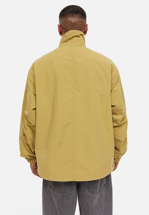 H&M - Relaxed fit water-repellent popover jacket - yellow