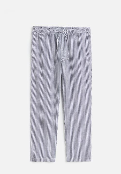 H&M - Regular fit pyjama bottoms - blue narrow striped