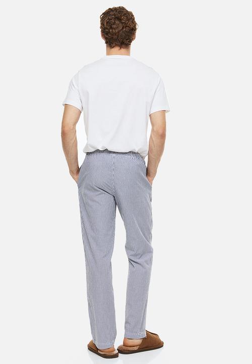 H&M - Regular fit pyjama bottoms - blue narrow striped