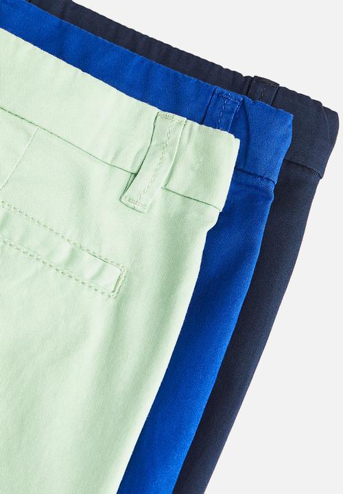 H&M - 3-pack chino shorts - multi 